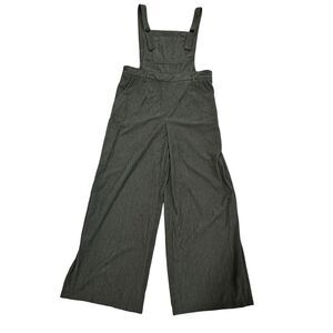Cider Overalls Jumpsuit Corduroy Green Womens XL Wide Leg Y2K Goblincore Grunge